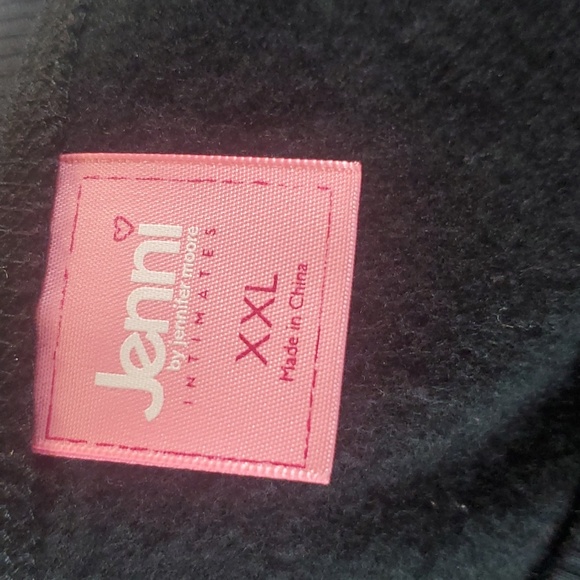 Little Black Sweatshirt long Sleeve pajama top by Jenni size XXL - Picture 5 of 8